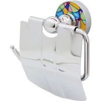 Держатель туалетной бумаги WasserKRAFT Diemel крышкой Хром арт-K-2225 — фото 2, Держатели туалетной бумаги