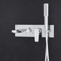 Душевая система Teska Enjoy Хром арт-AS3110 — фото 2, Встраиваемые душевые комплекты