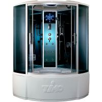 Душевой бокс Timo Standart 150x150 с гидромассажем арт-T-1155 — фото 1, Душевые боксы