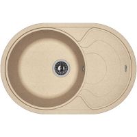 Кухонная мойка Florentina Родос-760 Песочная арт-20.140.D0760.107 — фото 1, Кухонные мойки