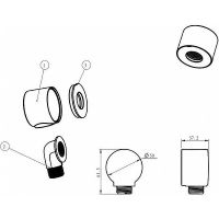 Смеситель для душа Aquanet Static 1.05 Хром арт-257148 — фото 6, Смеситель для душа