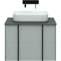 Тумба под раковину Allen Brau Reality 70 подвесная Папирус матовый арт-1.32004.PWM — фото 4, Тумбы под раковину