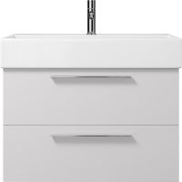 Тумба под раковину Creto Tivoli 80 подвесная Белая арт-8-1377W — фото 1, Тумбы под раковину
