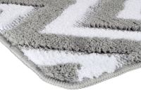 Коврик для ванной комнаты Fixsen River 800х500 Серый арт-FX-5004K — фото 4, Коврики для ванной комнаты