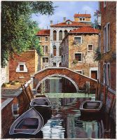 Фреска Ortograf Венеция 11570 Фактура бархат FX Флизелин (2,2*2,7) Разноцветный, Город арт-11570 (бархат FX) — фото 2, Фрески