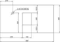 Тумба с раковиной STWORKI Карлстад 90 подвесная Дуб рустикальный арт-427826 — фото 10, Тумбы с раковиной