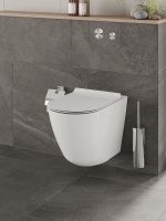 Унитаз Orange подвесной с сиденьем Микролифт арт-C07-100w — фото 5, Подвесные унитазы