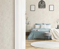 Обои Zambaiti Parati Satin Flowers IV Винил на флизелине (0,53*10,05) Серый/Розовый/Голубой, Штукатурка арт-Z66859 — фото 3, Обои для стен