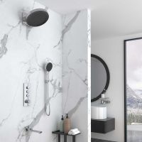 Душевая система Vincea Inspire с термостатом Хром арт-VSFW-433TI3CH — фото 2, Встраиваемые душевые комплекты