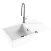 Кухонная мойка Alveus Granital Cadit 40 Arctic G11 860x500 Белая арт-1132027 — фото 2, Кухонные мойки