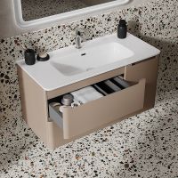 Тумба с раковиной Iddis Edifice 100 подвесная Капучино арт-EDI10C0i95K — фото 6, Тумбы с раковиной