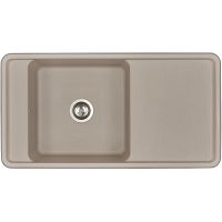 Кухонная мойка Aquaton Беллис 97 Серый шелк арт-1A725132BS250 — фото 1, Кухонные мойки