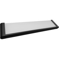 Стеклянная полка Altasan Лотос Черная матовая арт-ЛТ70ЧМ — фото 1, Полки для ванной и душа