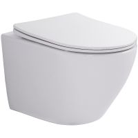 Комплект унитаза WellWant Aura WWU01122W с инсталляцией WellWant Standart 50 WWISI111BB с сиденьем Микролифт и Черной матовой клавишей смыва арт-WWU01122W+WWISI111BB — фото 3, Комплекты унитаз + инсталляция