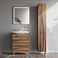 Товар: Шкаф пенал AM.PM Gem 30 R Орех арт-M90CSR0306HF - фото 6 Шкаф пенал AM.PM Gem 30 R Орех арт-M90CSR0306HF — фото 6, Пеналы для ванной комнаты