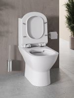 Унитаз компакт Agger с бачком и сиденьем Микролифт арт-AT03000 — фото 10, Напольные унитазы