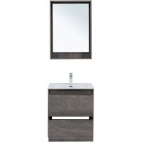 Тумба под раковину Aquanet Милан 60 подвесная Дуб рошелье арт-336372 — фото 14, Тумбы под раковину