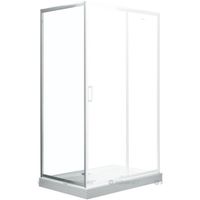 Душевая стенка Aquanet SP-0800A 80 профиль Хром стекло прозрачное арт-209409 — фото 2, Боковые стенки