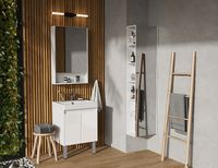 Тумба под раковину Aquaton Сканди Doors 55 Белая арт-1A278801SD010 — фото 8, Тумбы под раковину