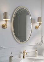 Товар: Зеркало Clarberg Borgia 65 Слоновая кость Патина золото арт-BOR0210BG - фото 2 Зеркало Clarberg Borgia 65 Слоновая кость Патина золото арт-BOR0210BG — фото 2, Зеркала в ванную комнату