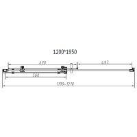Душевой уголок Vincea Como-N 120x100 профиль Черный стекло прозрачное арт-VSR-4CN1012CLB — фото 8, Прямоугольные душевые уголки