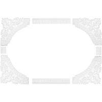 Угловой элемент молдинга Перфект 19x300x300 мм арт-AC256-11 — фото 2, Молдинги