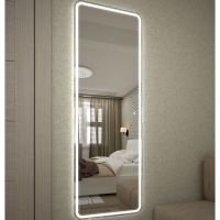 Зеркало Relisan Taffy 455х1350 с подсветкой с сенсорным выключателем арт-Гл000024397 — фото 1, Зеркала в ванную комнату