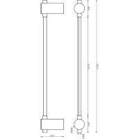 Настенный светильник Maytoni Modern Rotta Черный арт-MOD413WL-L6B3K — фото 10, Бра