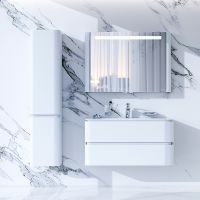 Тумба под раковину AM.PM Sensation 100 подвесная Белая глянцевая арт-M30FHX1002WG — фото 8, Тумбы под раковину