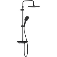 Душевая система Damixa Merkur Черная матовая арт-940730300 — фото 6, Душевые стойки