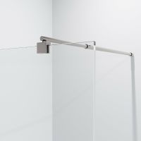 Душевая перегородка Niagara Nova 80 профиль Хром стекло прозрачное арт-NG-663-80 — фото 3, Душевые перегородки