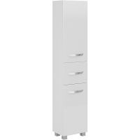 Шкаф пенал Volna Onda 40 Белый арт-pnONDA40-01 — фото 1, Пеналы для ванной комнаты