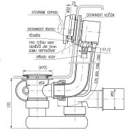 Слив-перелив Rav Slezak Click-Clack Хром арт-NP0002/570 — фото 2, Сливы-переливы