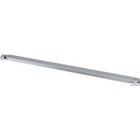 Шторка на ванну WasserKRAFT Main 80 профиль Хром стекло прозрачное арт-41S02-80 Fixed — фото 3, Неподвижные шторки для ванной