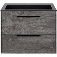 Тумба под раковину Vincea Chiara 2D 60 подвесная G.Stone арт-VMC-2C2600GS — фото 4, Тумбы под раковину