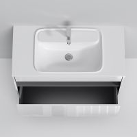 Тумба под раковину AM.PM Func 100 подвесная Белая глянцевая арт-M8FFUX1001WG — фото 10, Тумбы под раковину