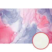 Фреска Ortograf Fluid art 33647 Фактура флок FLK Флизелин (4*2,7) Сиреневый/Розовый, Абстракция арт-33647 (флок FLK) — фото 1, Фрески