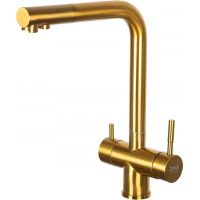 Смеситель для кухни ZorG Inox Бронза арт-SZR-7039 BRONZE — фото 1, Смесители для кухни