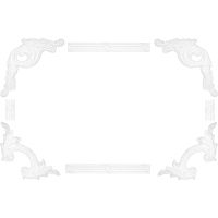 Угловой элемент молдинга Перфект 30x370x370 мм арт-AC290-11 — фото 2, Молдинги