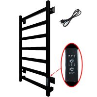 Электрический полотенцесушитель Тругор ПЭК 20кв СП 80x50 Черный арт-Пэксп20кв/8050черныйВГП — фото 1, Электрические полотенцесушители