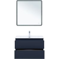 Тумба под раковину Aquanet Вега 2.0 80 подвесная Маренго арт-337949 — фото 12, Тумбы под раковину