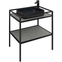 Консоль под раковину Allen Brau Liberty 75 Черный браш арт-1.33002.BB — фото 8, Консоли для раковины