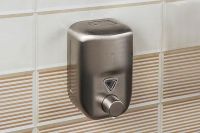 Диспенсер для жидкого мыла Nofer Хром арт-03022.S — фото 2, Диспенсеры для жидкого мыла