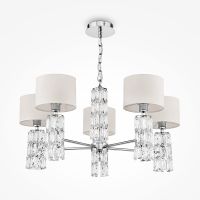 Люстра Maytoni Modern Talento Белая Хром арт-DIA008PL-05CH — фото 5, Люстры