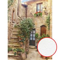 Фреска Ortograf Городской пейзаж 3695 Фактура бархат FX Флизелин (2*2,7) Бежевый/Зеленый, Город/Пейзаж арт-3695 (бархат FX) — фото 1, Фрески