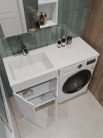 Товар: Тумба под раковину Orange Sistema 110 Белая арт-STD-50TUW - фото 4 Тумба под раковину Orange Sistema 110 Белая арт-STD-50TUW — фото 4, Тумбы под раковину