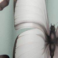 Обои Andrea Rossi Cheradi Винил на флизелине (1,06*10,05) Бирюзовый, Бабочки арт-54401-4 — фото 2, Обои для стен