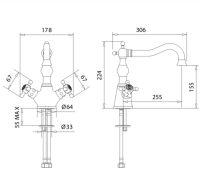 Смеситель для кухни Migliore Arcadia Хром арт-18218 — фото 2, Смесители для кухни