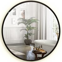 Товар: Зеркало Silver Mirrors Monaco 77 с подсветкой Черное с бесконтактным выключателем и диммером арт-LED-00002770 - фото 2 Зеркало Silver Mirrors Monaco 77 с подсветкой Черное с бесконтактным выключателем и диммером арт-LED-00002770 — фото 2, Зеркала в ванную комнату