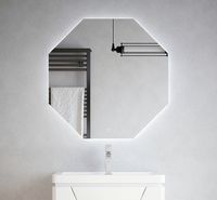 Зеркало Corozo Каре 70 V с подсветкой с сенсорным выключателем арт-SD-00000962 — фото 2, Зеркала в ванную комнату